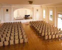 A concert hall was built to host guests and entert A concert hall was built to host guests and entertainers but essentially it as a gift to his wife Flora, who played the piano. It was mostly in disuse